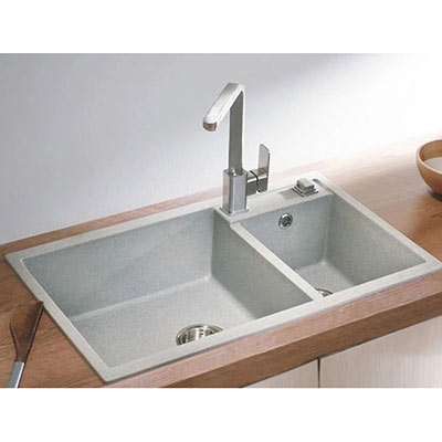 Chậu rửa bát đá thạch anh Moonoah MN-D8549