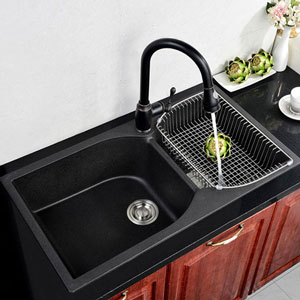 Chậu rửa bát đá thạch anh Moonoah MN-D8948