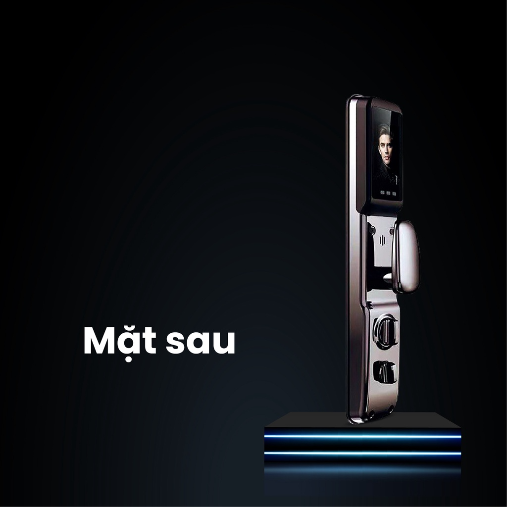 Khóa cửa nhận diện khuôn mặt FS007FD3D-BS