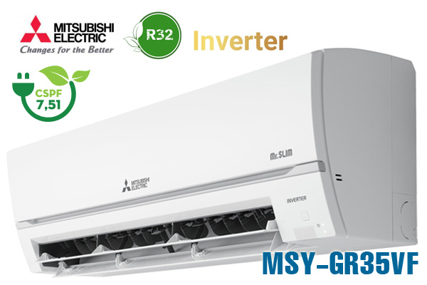 ĐIỀU HÒA KHÔNG KHÍ MITSUBISHI ELECTRIC MSY-GR35VF - 1.5HP (12,624 BTU/H)