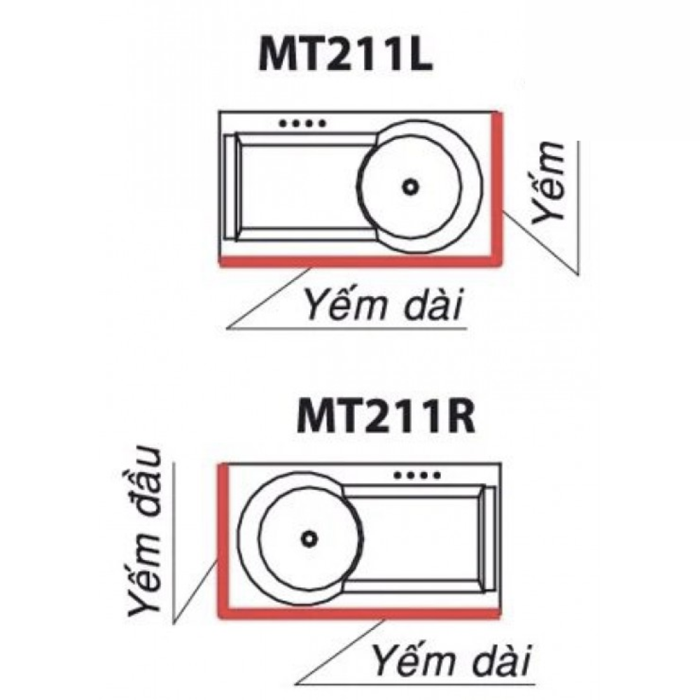 Bồn tắm chân yếm 1m7 massage hơi Caesar MT211L(R)S