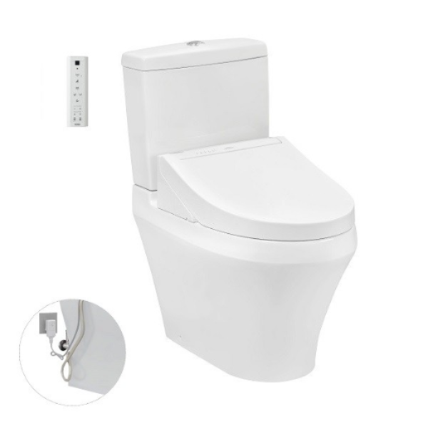 Bàn Cầu Hai Khối TOTO CS948DW14 KèmNắp Điện Tử Dòng C5