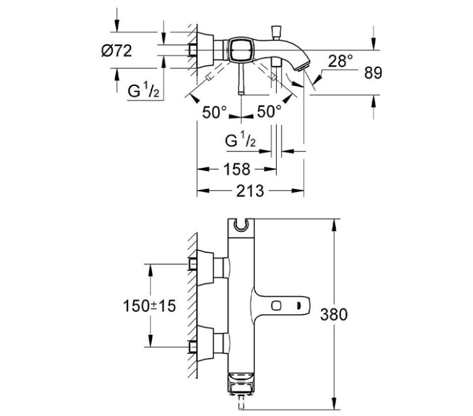 Sen tắm nóng lạnh GROHE 23317IG0