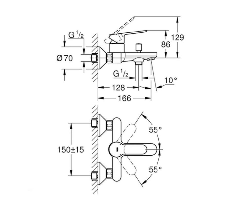 Sen tắm nóng lạnh GROHE 23605000