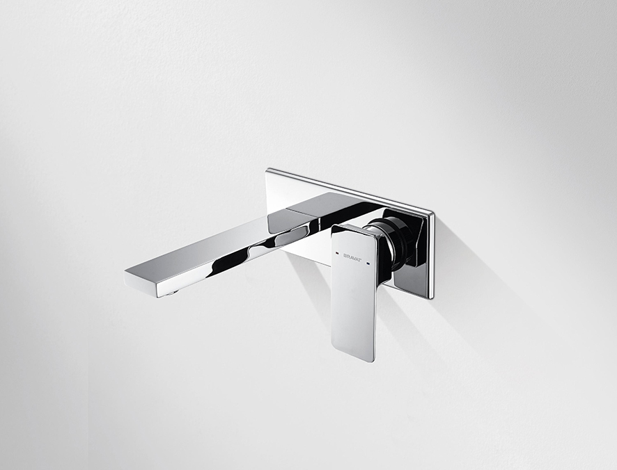 Vòi chậu lavabo âm tường cao cấp Bravat P69183C-ENG