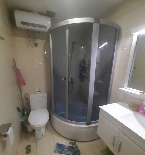 Phòng tắm vách kính Nofer LV-25P (đế ngọc trai)