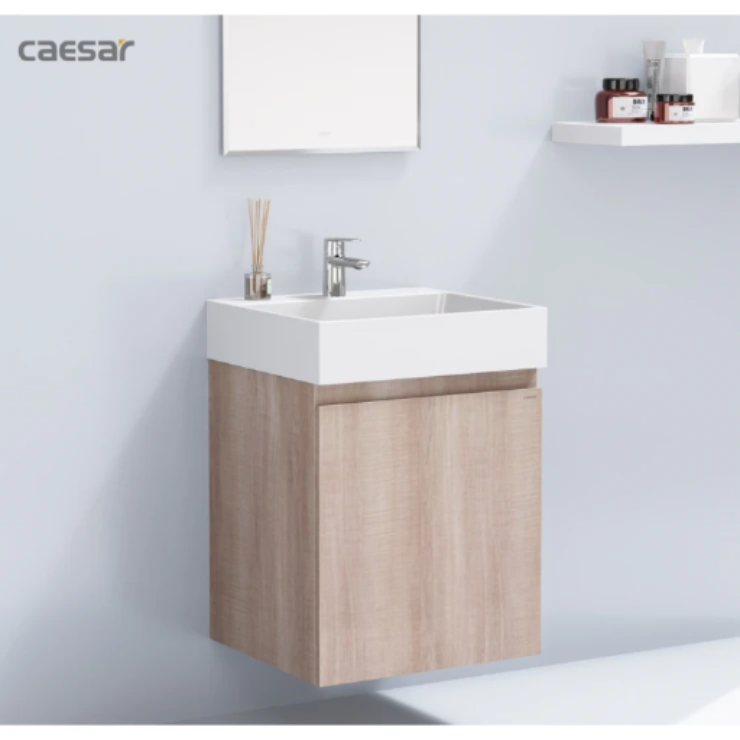 Bộ Tủ Lavabo Caesar LF5253/EH05253AW7V Treo Tường 500x450mm