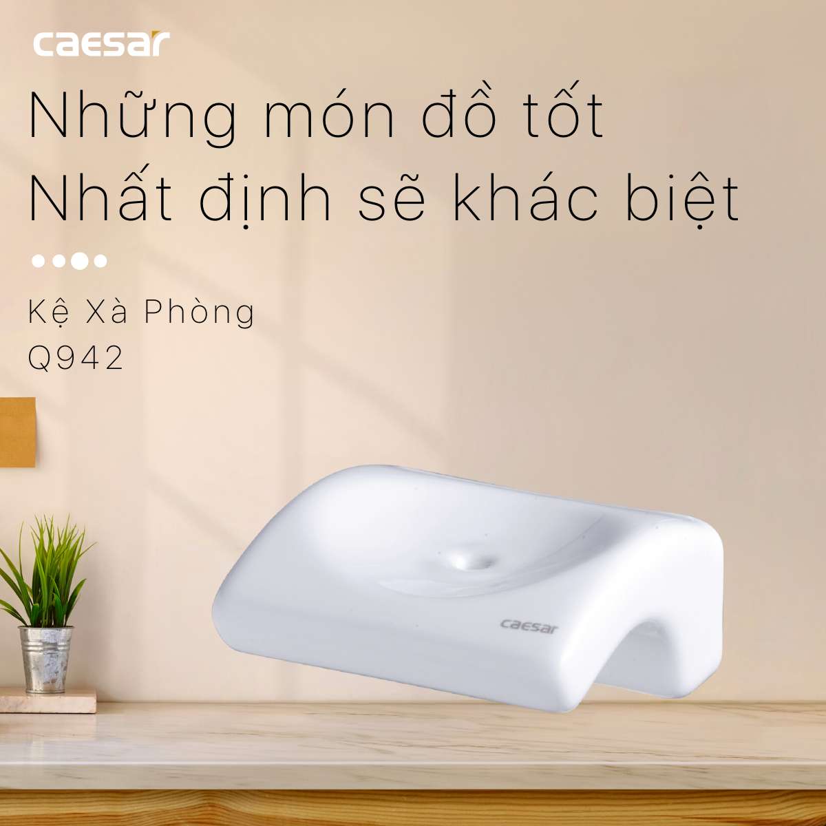 Đĩa để xà phòng Caesar Q942