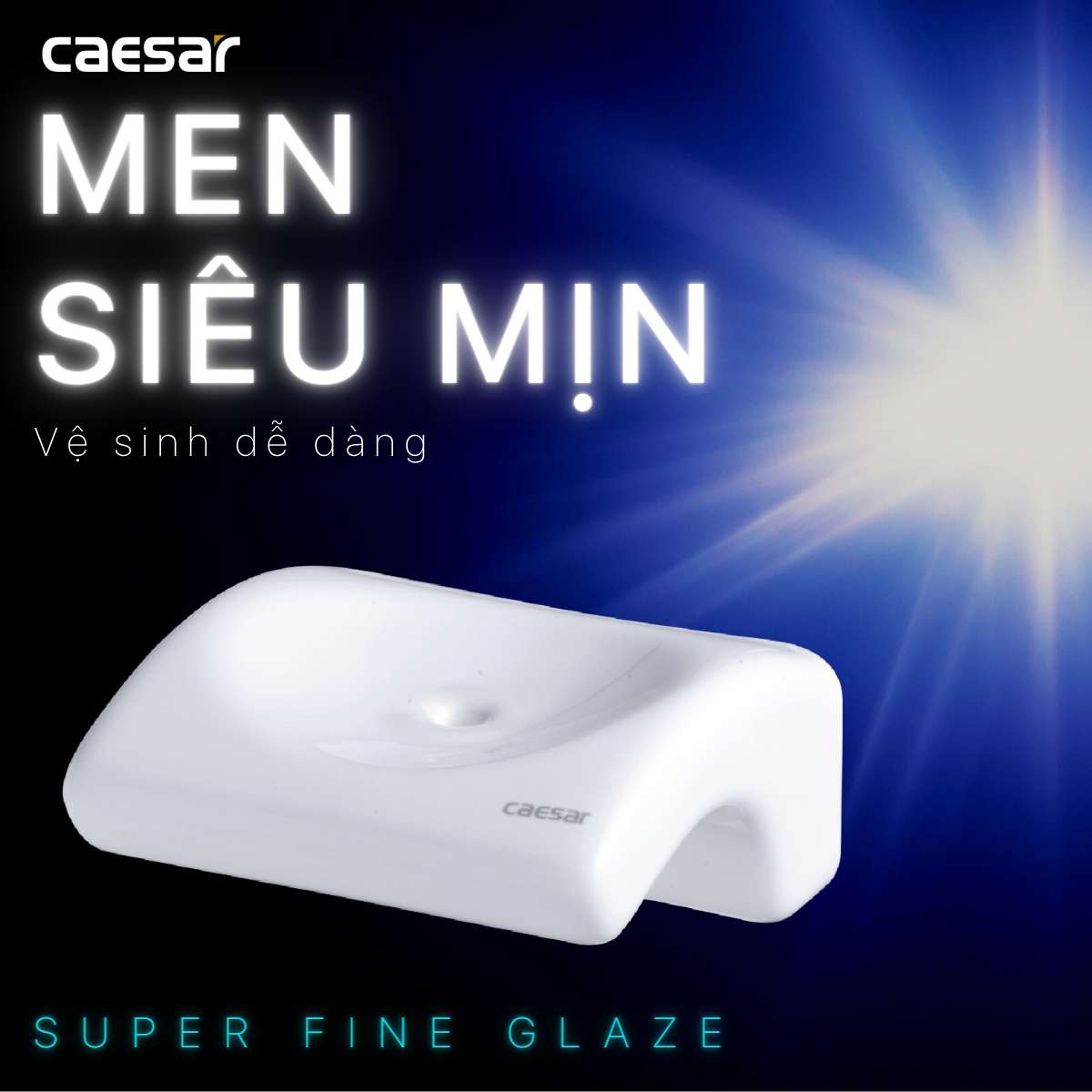 Đĩa để xà phòng Caesar Q942