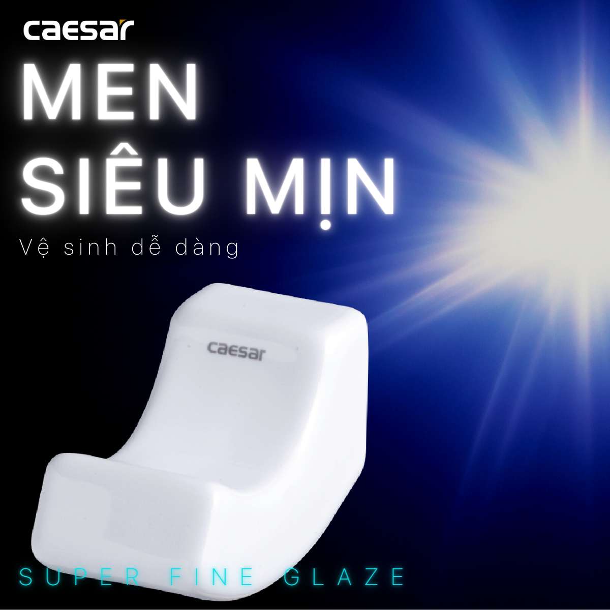 Móc áo bằng sứ Caesar Q947