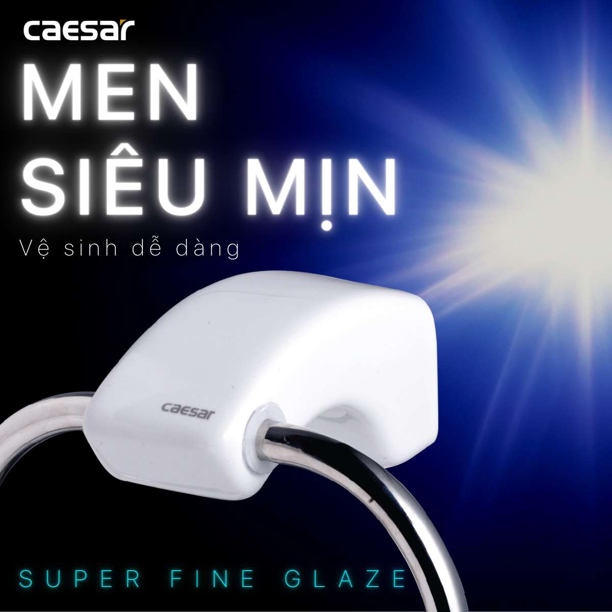 Vòng treo khăn tắm Caesar Q948
