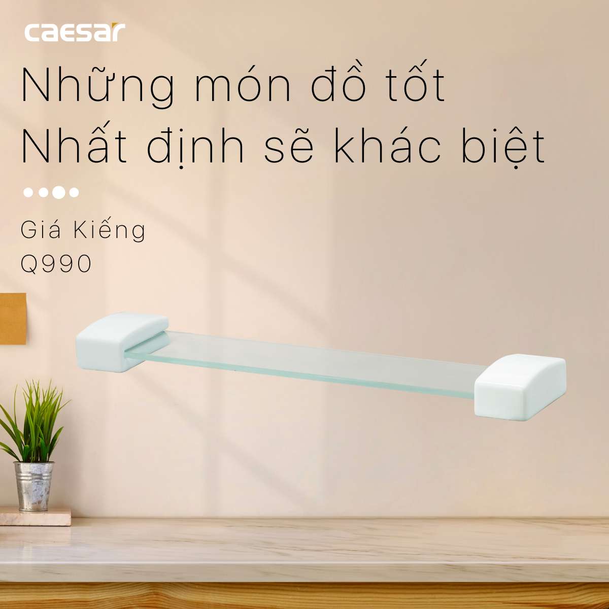 Kệ kính inox Casar Q990