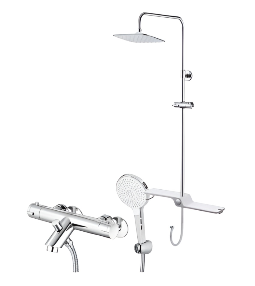 BỘ SEN TẮM CÂY NHIỆT ĐỘ CAESAR TS617+BS127