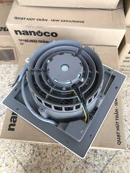 Quạt hút âm trần không ống dẫn Nanoco NCV2020