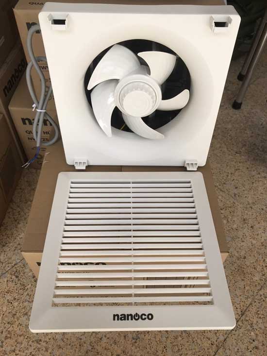 Quạt hút thông gió gắn tường 1 chiều Nanoco NWV1520