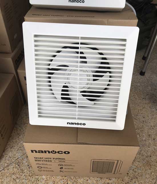 Quạt hút thông gió gắn tường 1 chiều Nanoco NWV2520