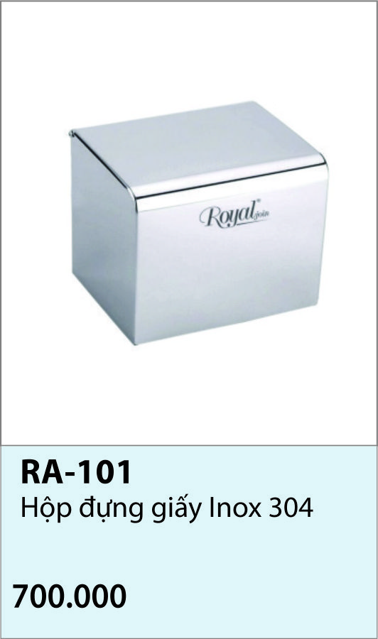 Hộp đựng giấy inox 304 RA-101