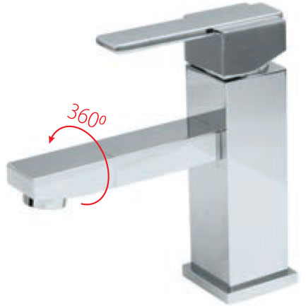 Vòi chậu lavabo nóng lạnh 1 lỗ Royal Join RA-612V