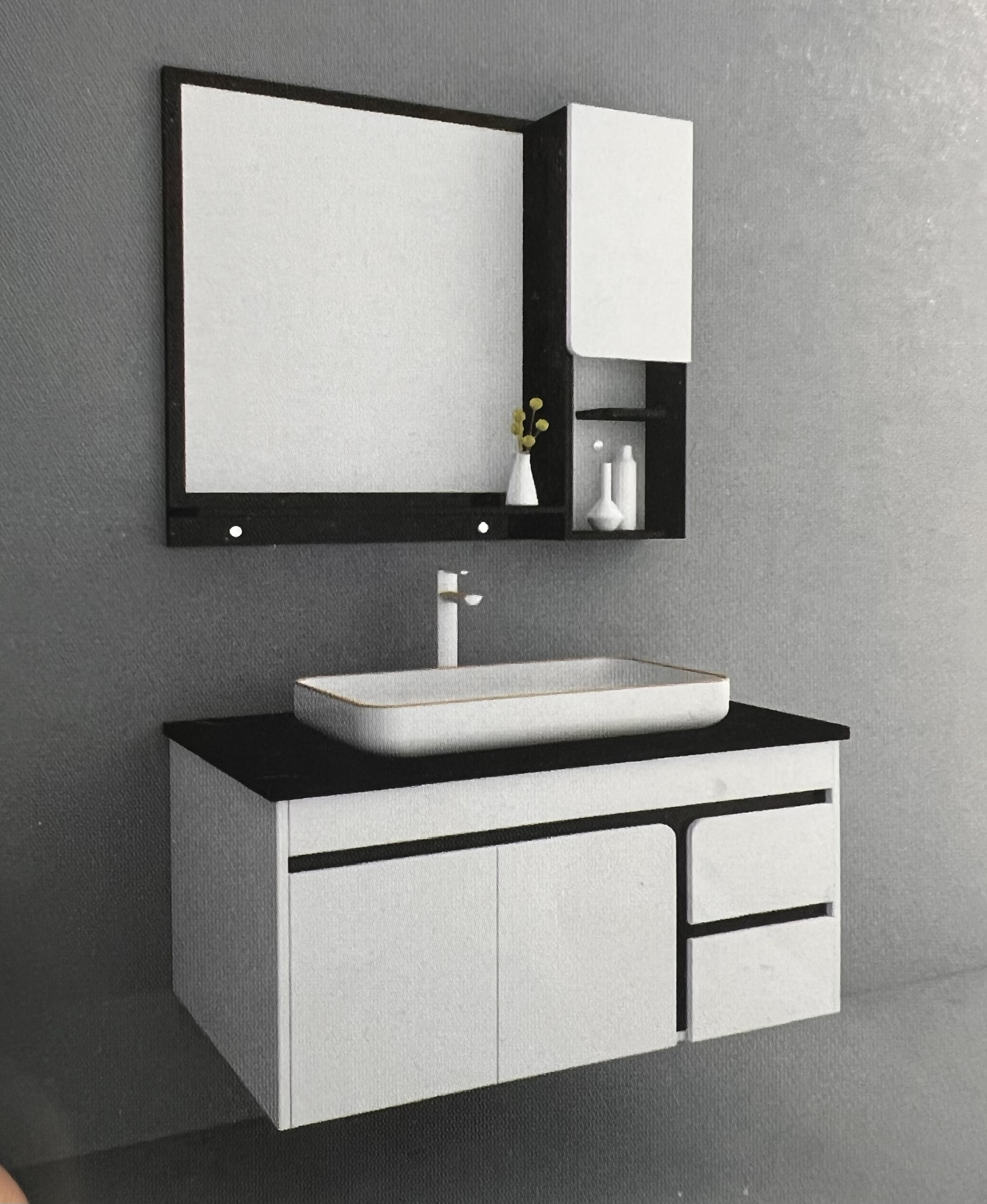 Bộ tủ chậu lavabo Royal RA-901 cao cấp