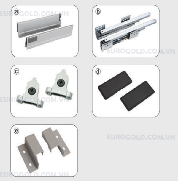 Copy of Ray hộp giảm chấn EUROGOLD EUSE1
