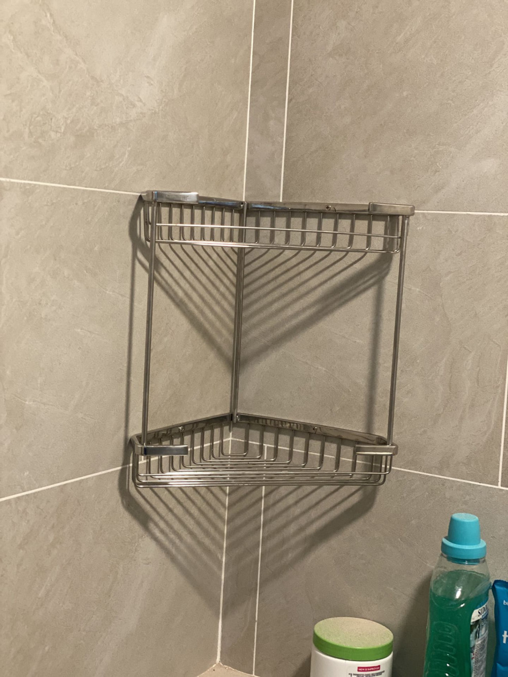Giá treo đựng đồ phòng tắm Inox 2 tầng Caesar ST849
