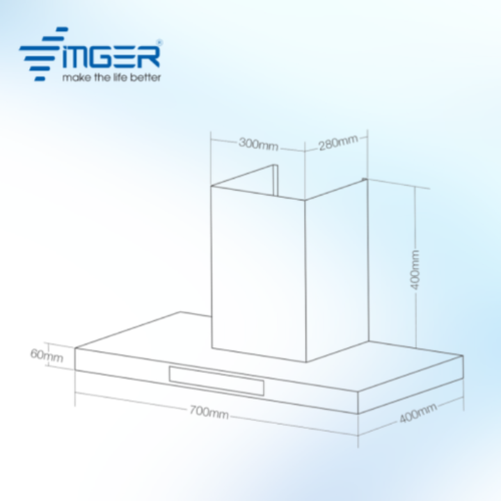 Máy hút mùi Vinger VG-227T
