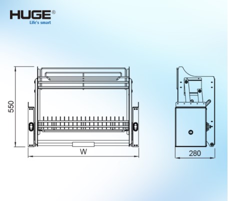 GIÁ BÁT ĐĨA DI ĐỘNG DÒNG ECO HUGE H-BD137E / H-BD138E