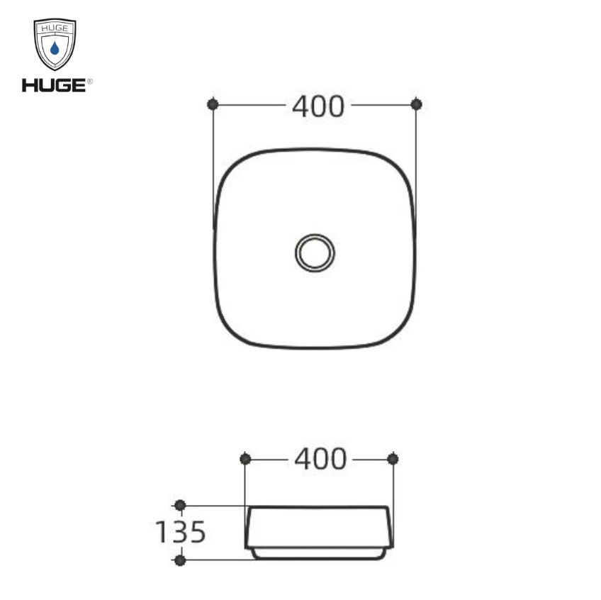 LAVABO ĐẶT BÀN HUGE H-LD1400N