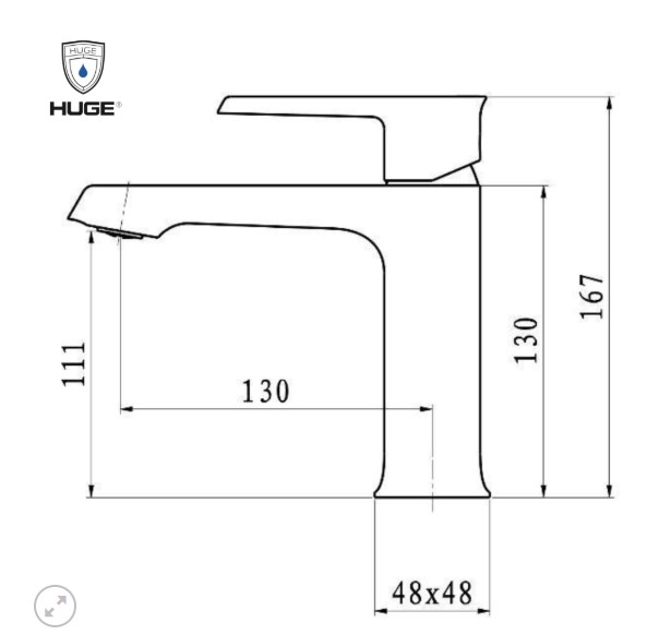 VÒI LAVABO BLACK H-2200VB