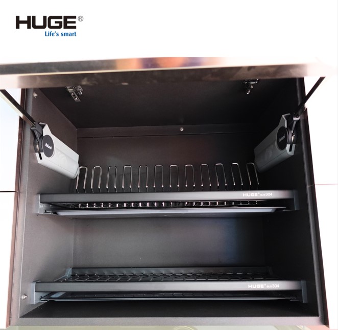 GIÁ BÁT ĐĨA CỐ ĐỊNH NAN OVAL HUGE H-BD1580V / H-BD1590V