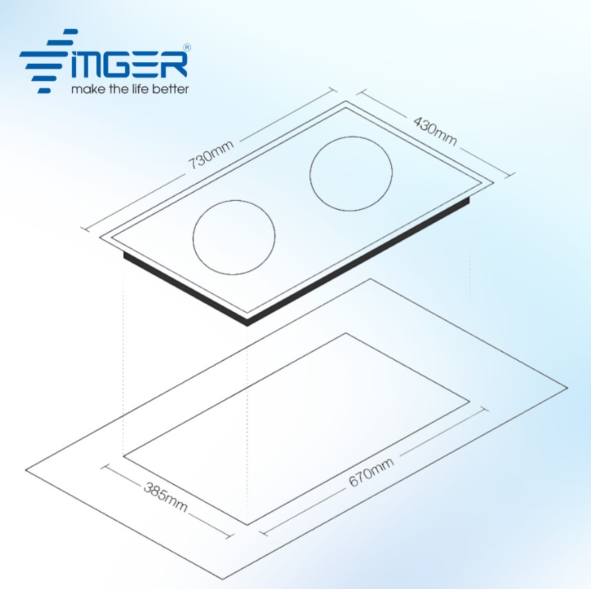 BẾP TỪ ĐÔI VINGER VG-266MAX