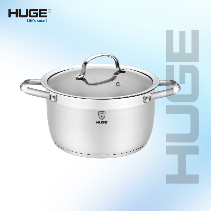 BỘ NỒI INOX 304 HUGE H-BN6804 LUX