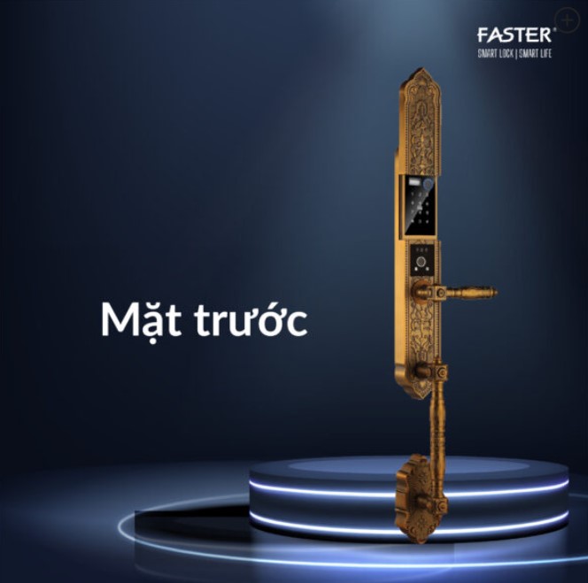 KHÓA CỬA ĐẠI SẢNH FASTER FS009 GB BRASS