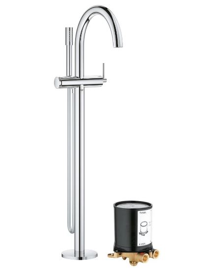 Vòi Bồn Tắm Grohe 32653003/29086000 Đặt Sàn Atrio