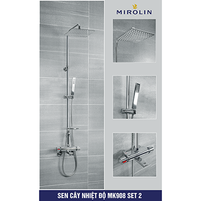 Sen cây nhiệt độ Mirolin MK908 SET 2
