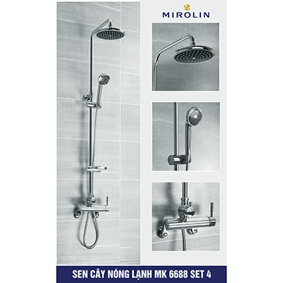 Sen cây nóng lạnh Mirolin MK6688 SET 4