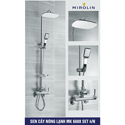Sen cây nóng lạnh Mirolin MK6688 SET 4/N