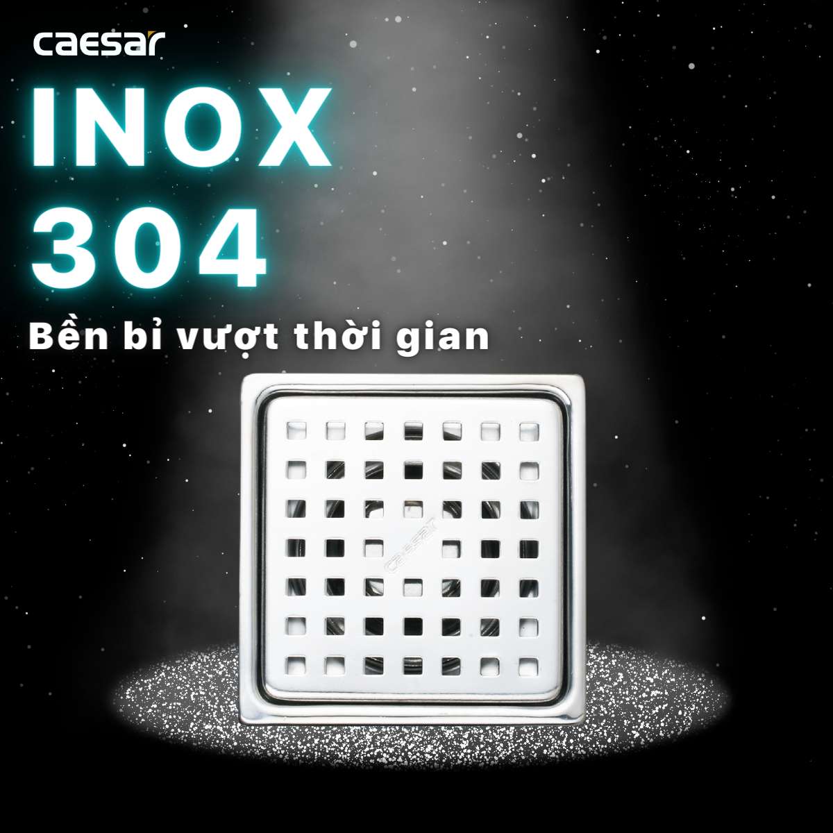 Ga thoát sàn Caesar ST1010B (Ø60)