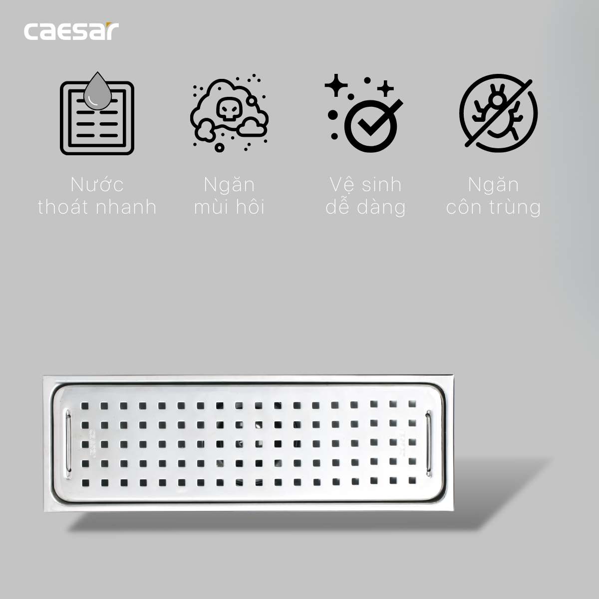 Ga thoát sàn Caesar ST1030B (Ø60)