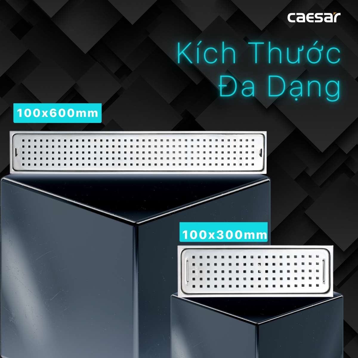 Ga thoát sàn Caesar ST1030B (Ø60)