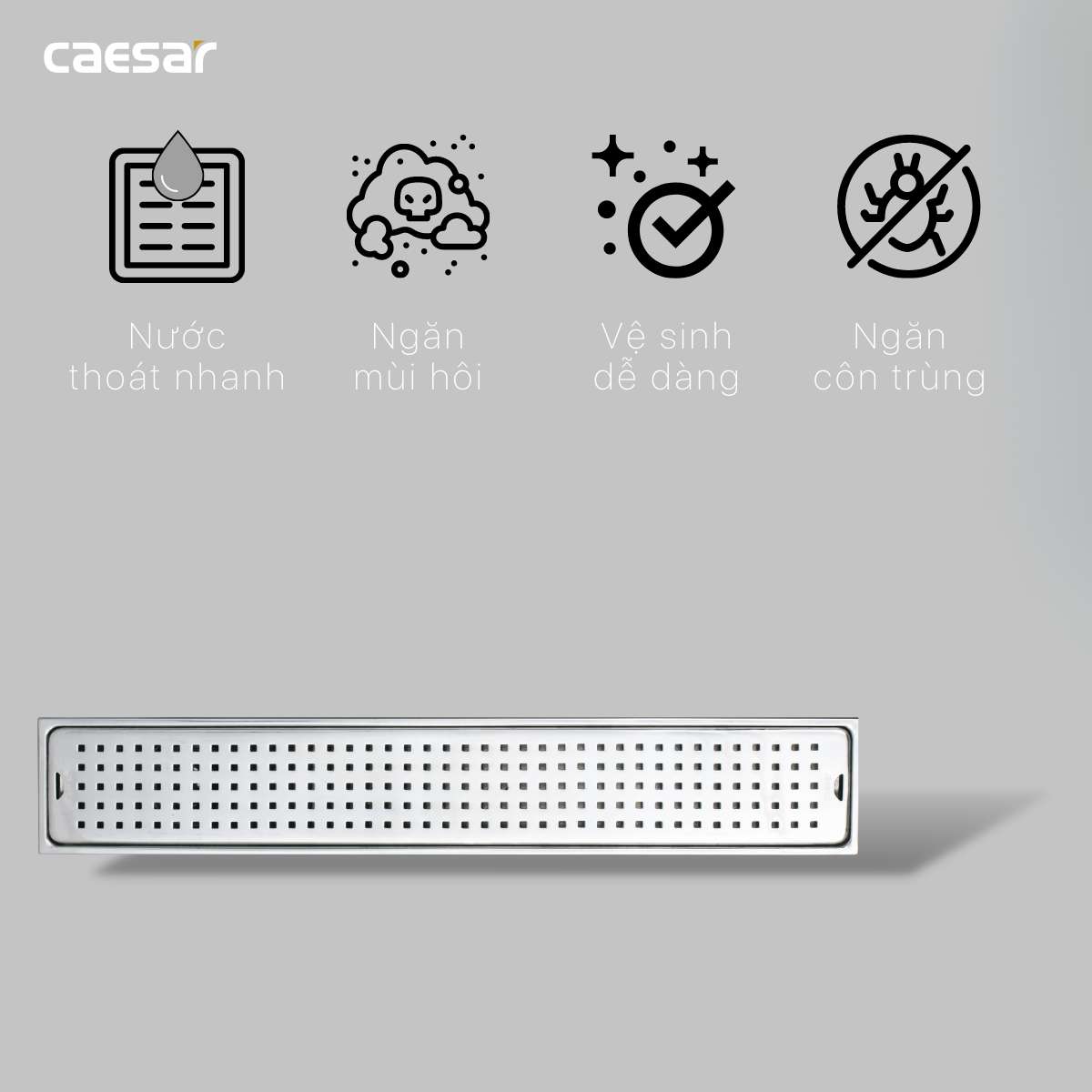 Ga thoát sàn Caesar ST1060B (Ø60)