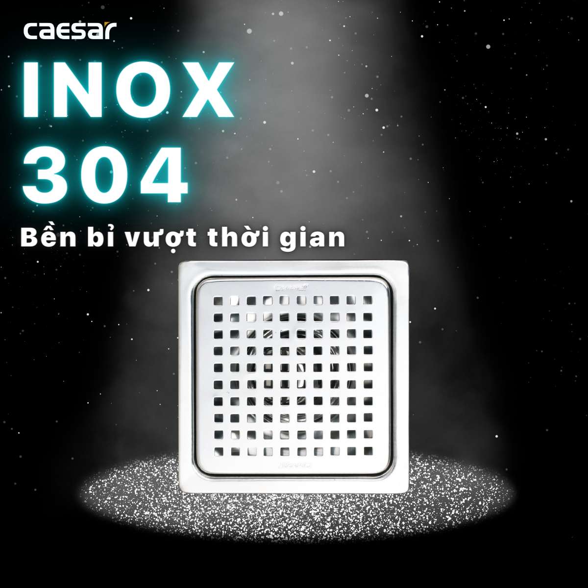Ga thoát sàn Caesar ST1414L (Ø90)