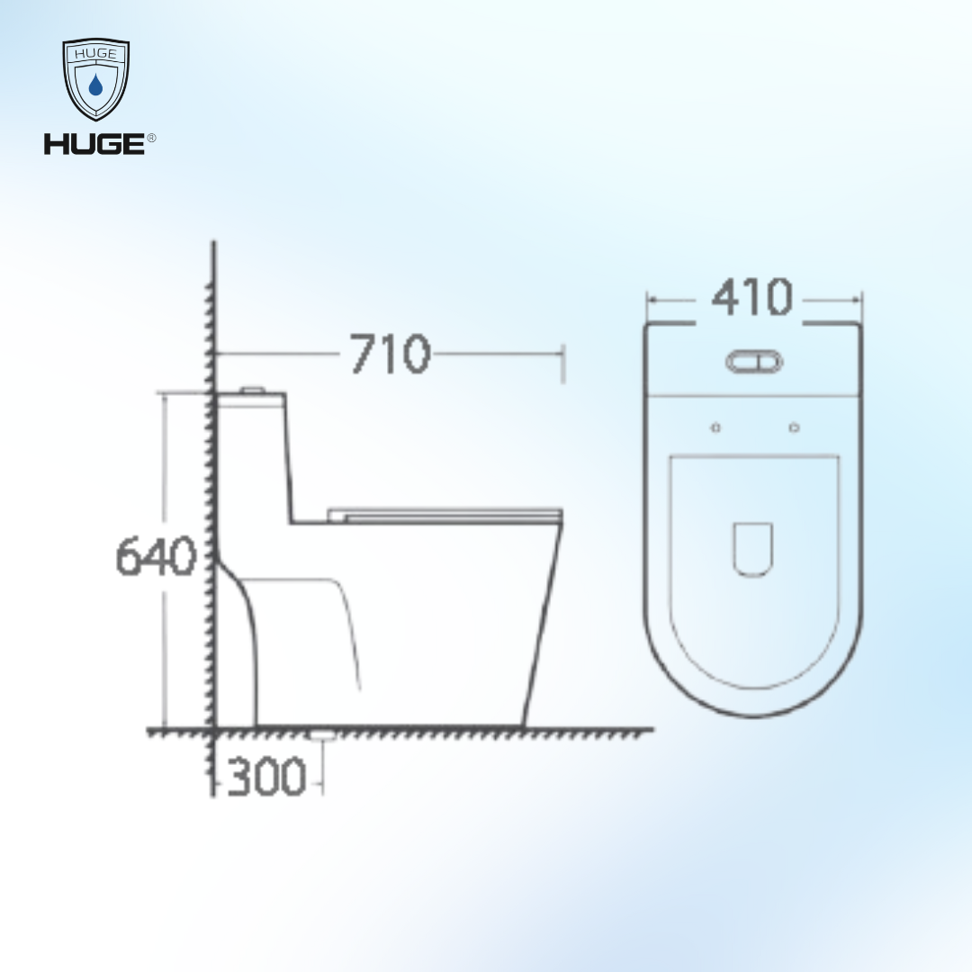 BỒN CẦU MỘT KHỐI H-BC289