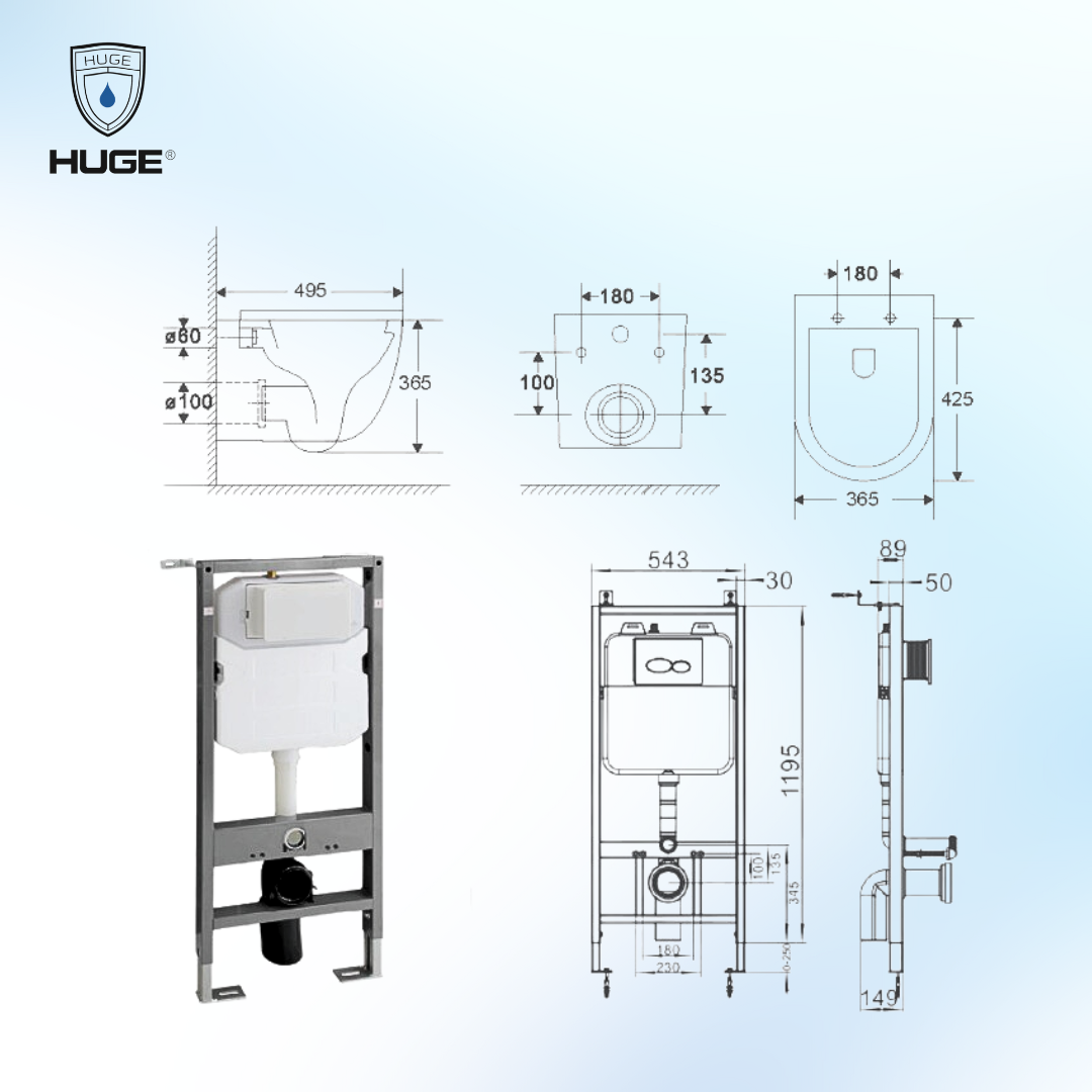 BỒN CẦU TREO TƯỜNG H-BT236