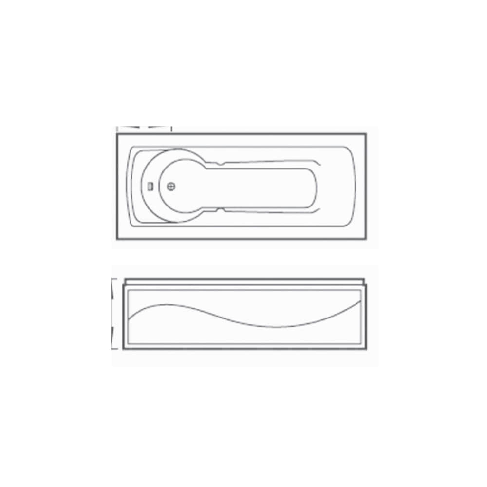 Bồn tắm massage yếm trái/phải (B-2236L/R)