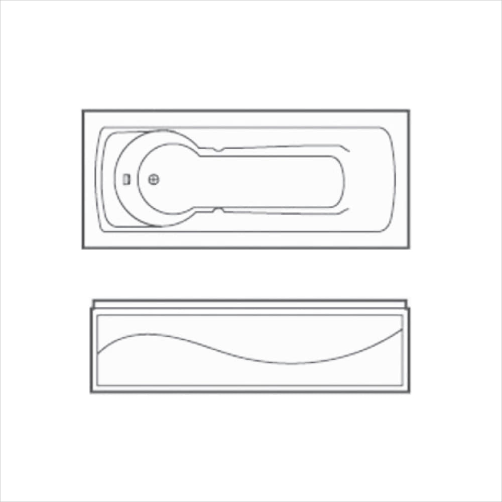 Bồn tắm massage yếm trái/phải (B-2238L/R)