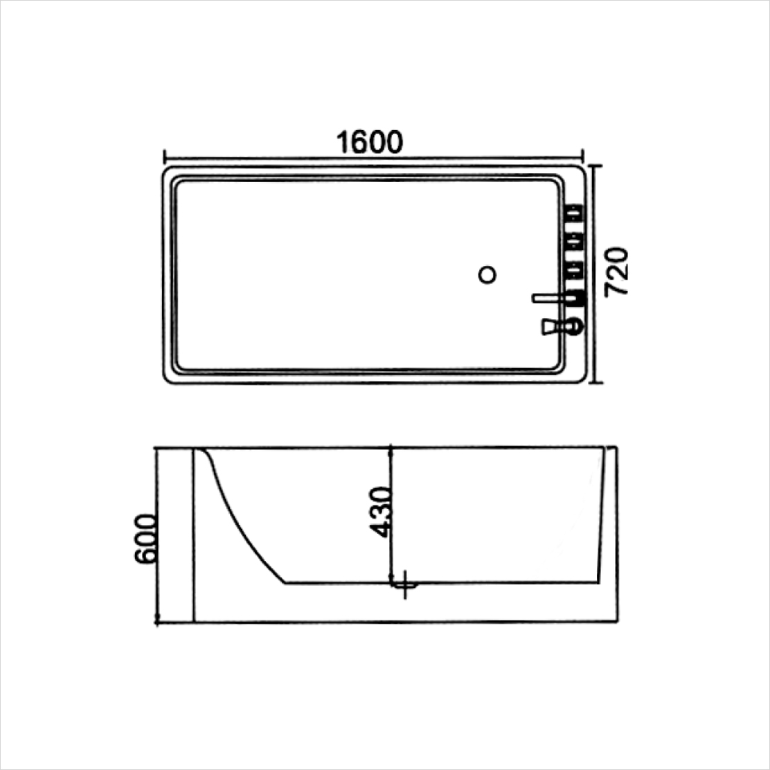 Bồn tắm độc lập (D-1001)