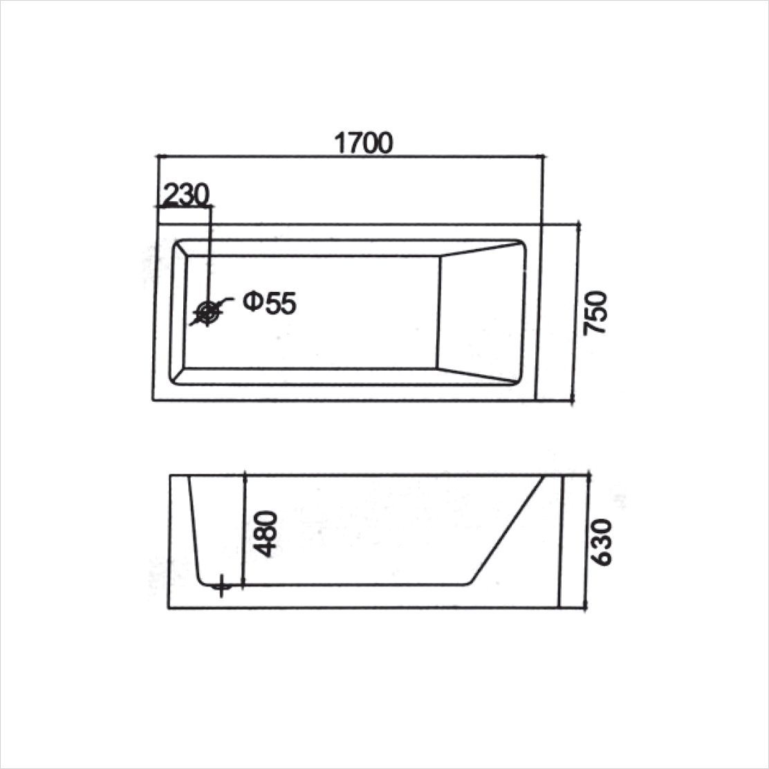 Bồn tắm độc lập (D-1003)