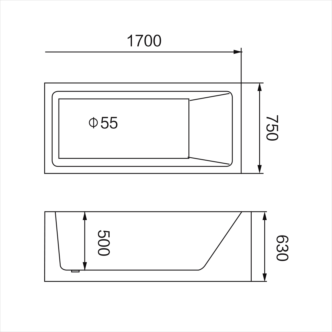Bồn tắm độc lập (D-1003HX)