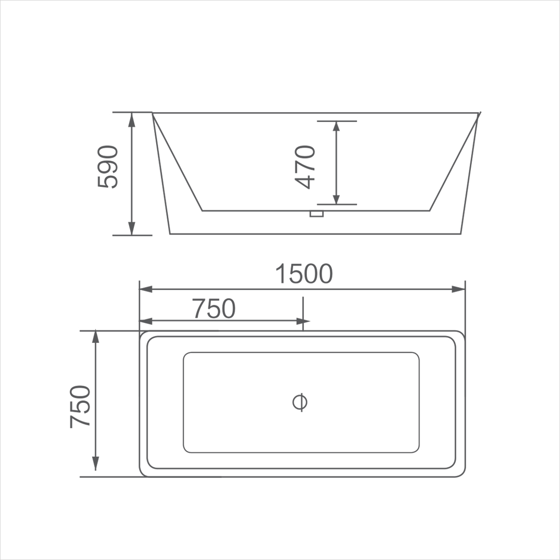 Bồn tắm độc lập (D-1007HB)